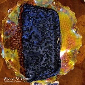 A gorgeous vintage hand beaded clutch.